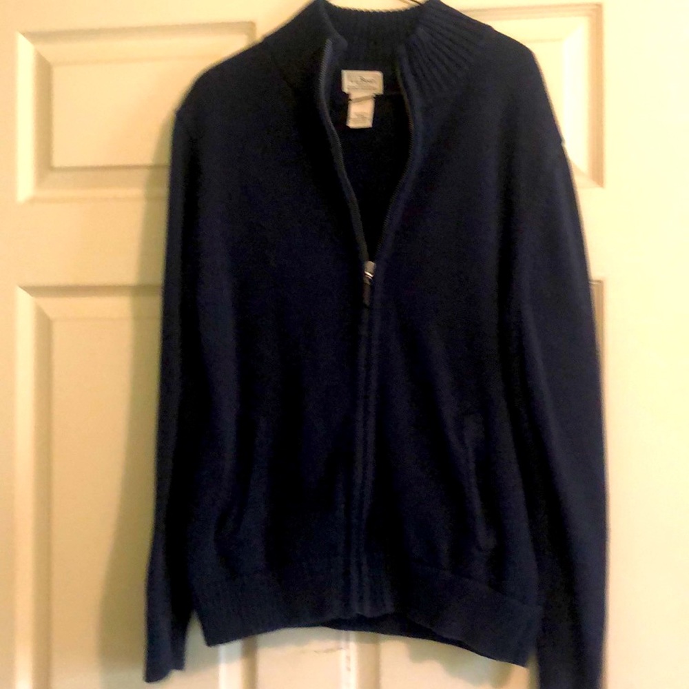 Mens L.L.Bean medium cardigan sweater